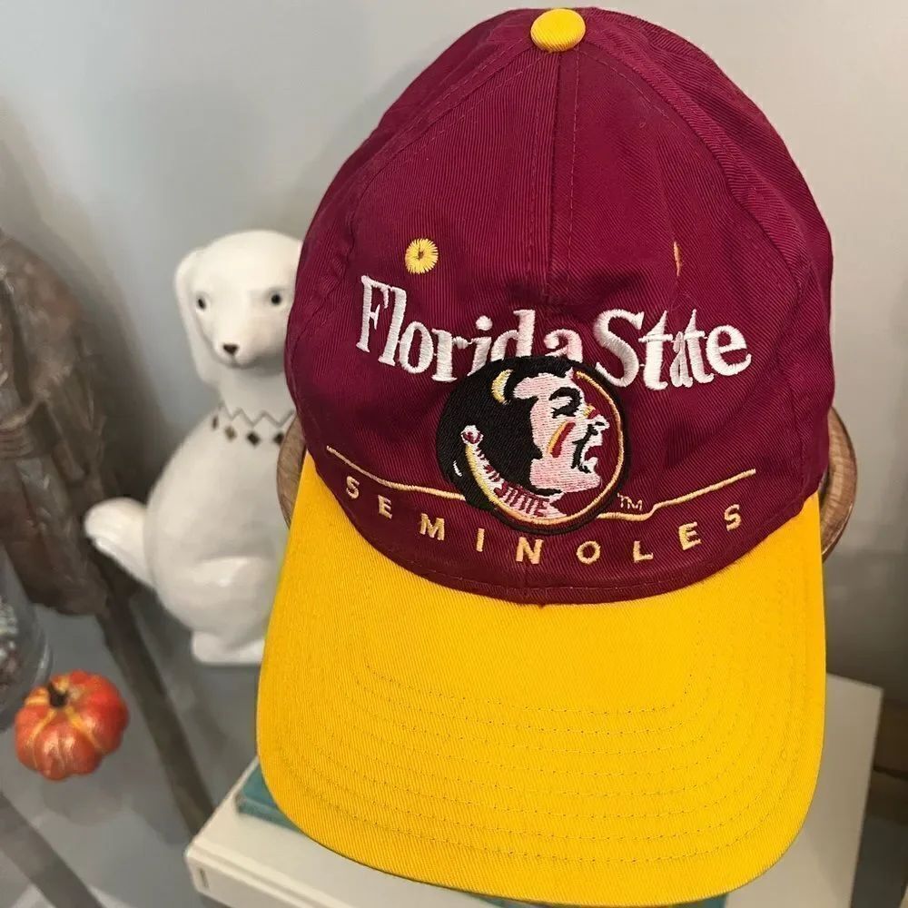 Florida State Seminoles vintage Twins Enterprises Green underbill SnapBack hat